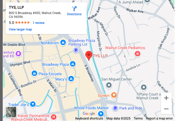 Contact us in California